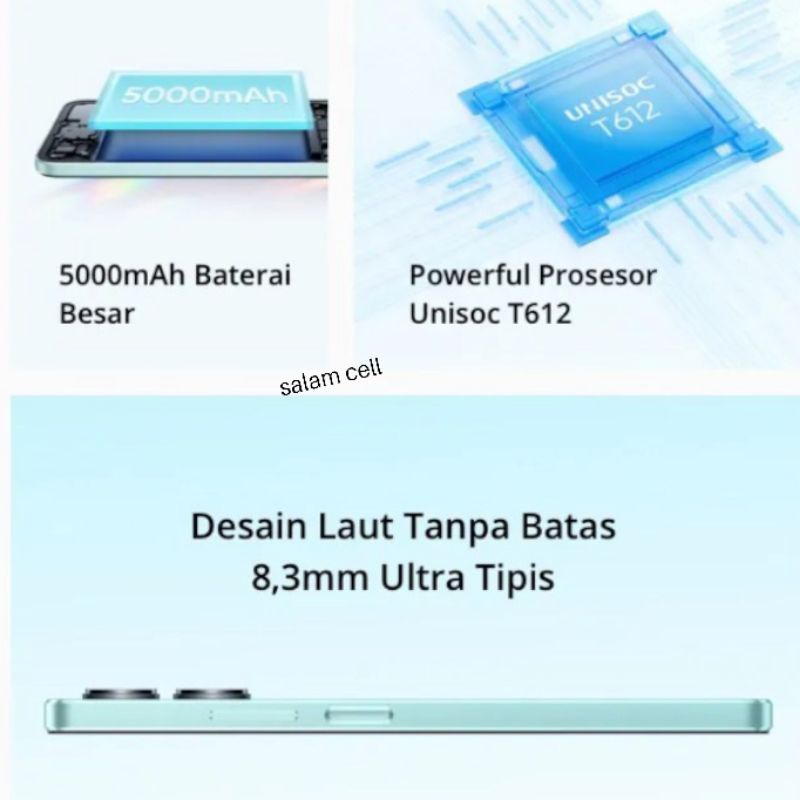 Realme C33 Ram 4+4/128GB Camera 50MP Baterai 5.000mAh Garansi Resmi