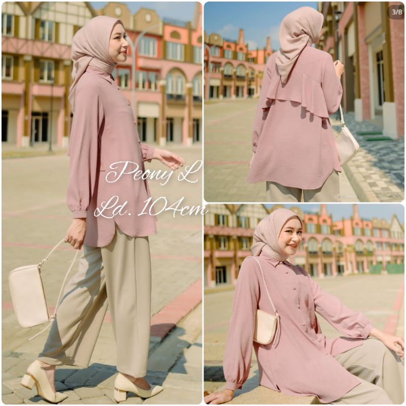 TISHA SHIRT, SELENA BLOUSE  BY LIGHTS CLO ( READY )