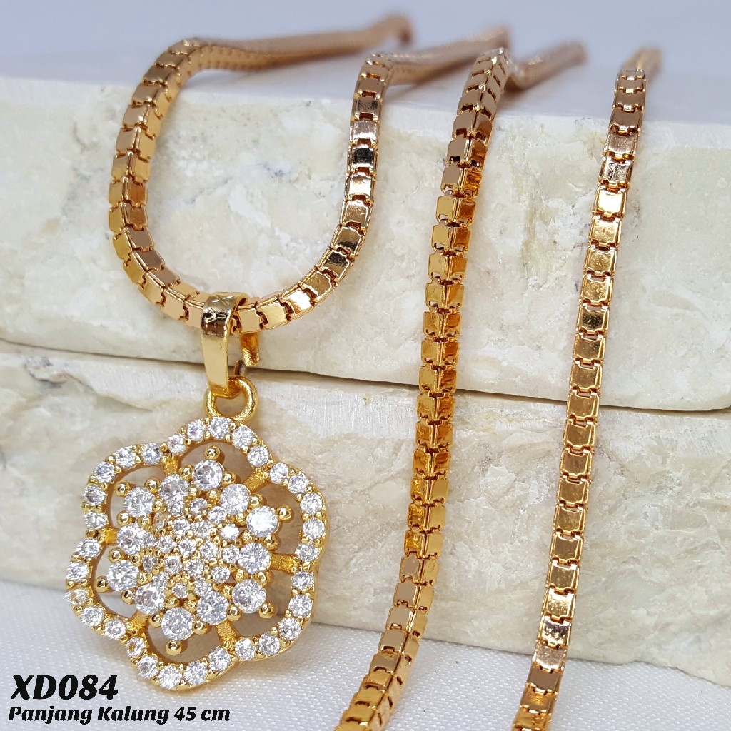 PGX Kalung Wanita Xuping Perhiasan Lapis Emas Aksesoris Fashion Premium - XD084