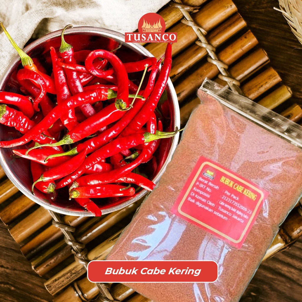 

Cabe Kering Bubuk 100 gram Tusanco