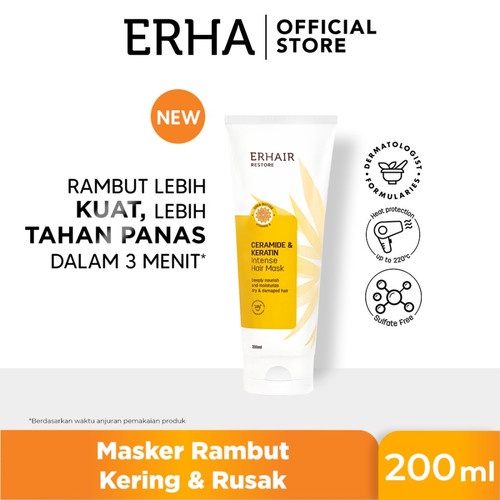 Erhair Restore Ceramide &amp; Keratin Intense Hair Mask 200ml