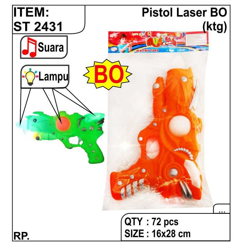 MAINAN PISTOL LAMPU MUSIK