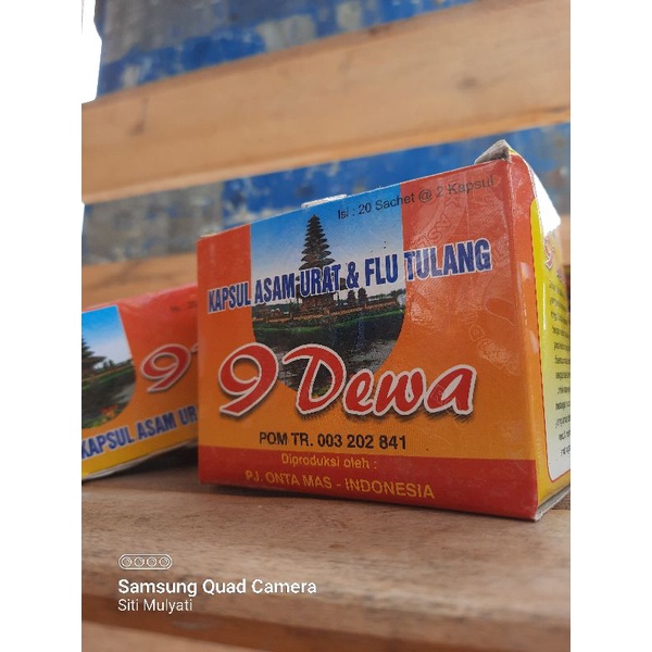 9 Dewa // Kapsul Asam Urat dan Flu Tulang // Sembilan Dewa // Original