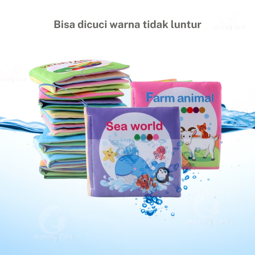 MOMMYCARE SOFTBOOK BUKU BANTAL MAINAN BAYI BUKU BAYI SOFT BOOK BUKU KAIN BUKU BANTAL EDUKATIF