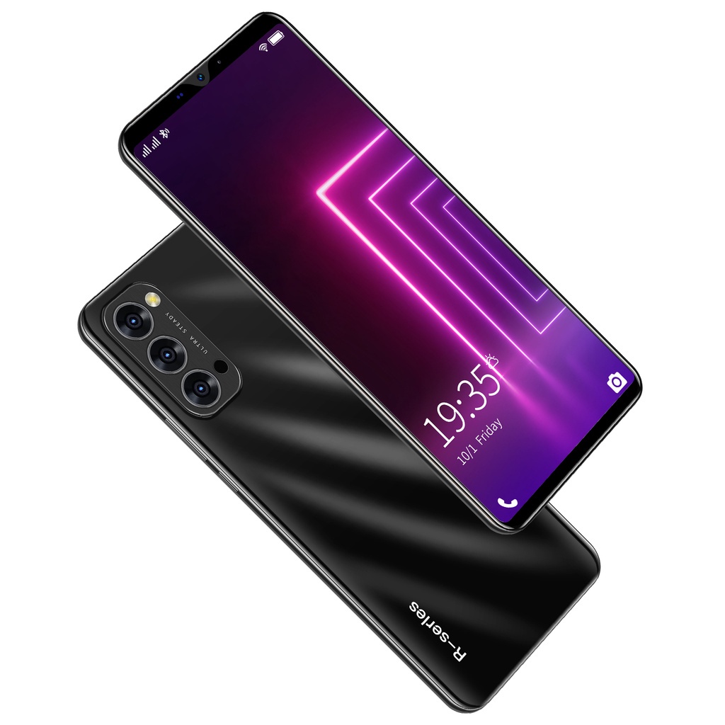 5G【COD+FLASH SALE】HP 0PP0 Reno6 PRO 6.53inch RAM 6/128GB Handphone hp murah baru Ponsel Pintar Android 10.0 Mobile Phones Reno5 Pro Reno4-Black 5.0