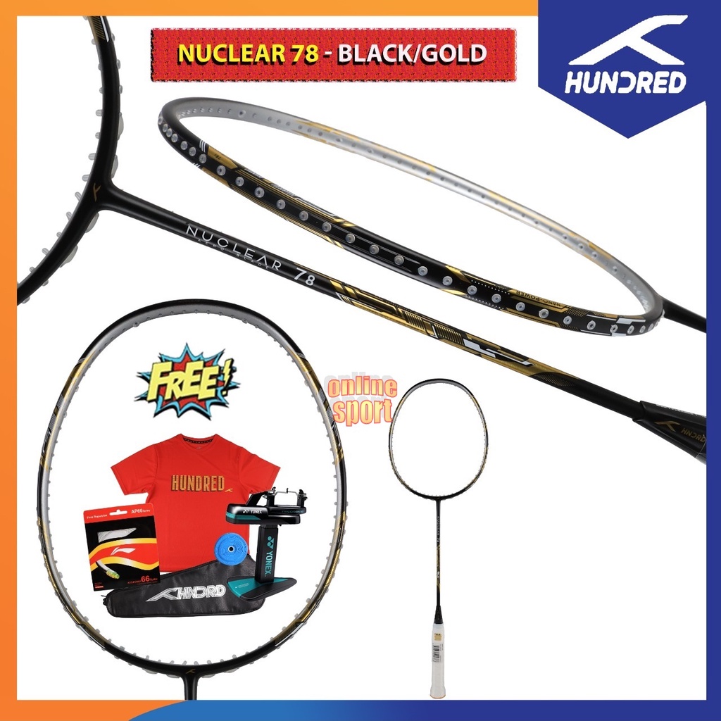 HUNDRED HNDRD Nuclear 78 Raket Badminton