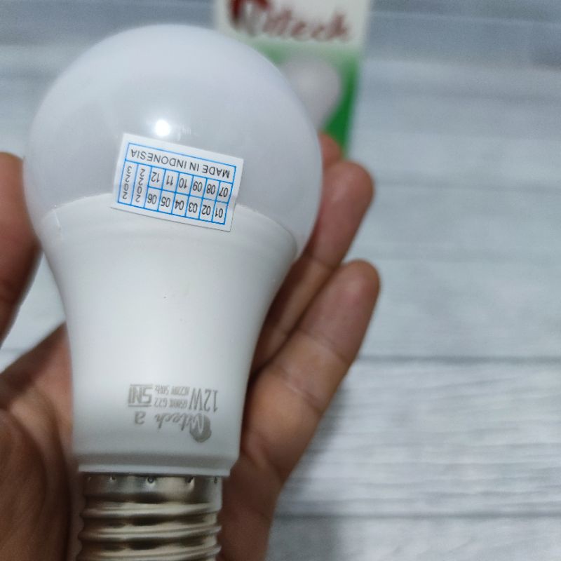 MITECH PLATINUM LAMPU LED A BULB 12W 12 WATT SNI