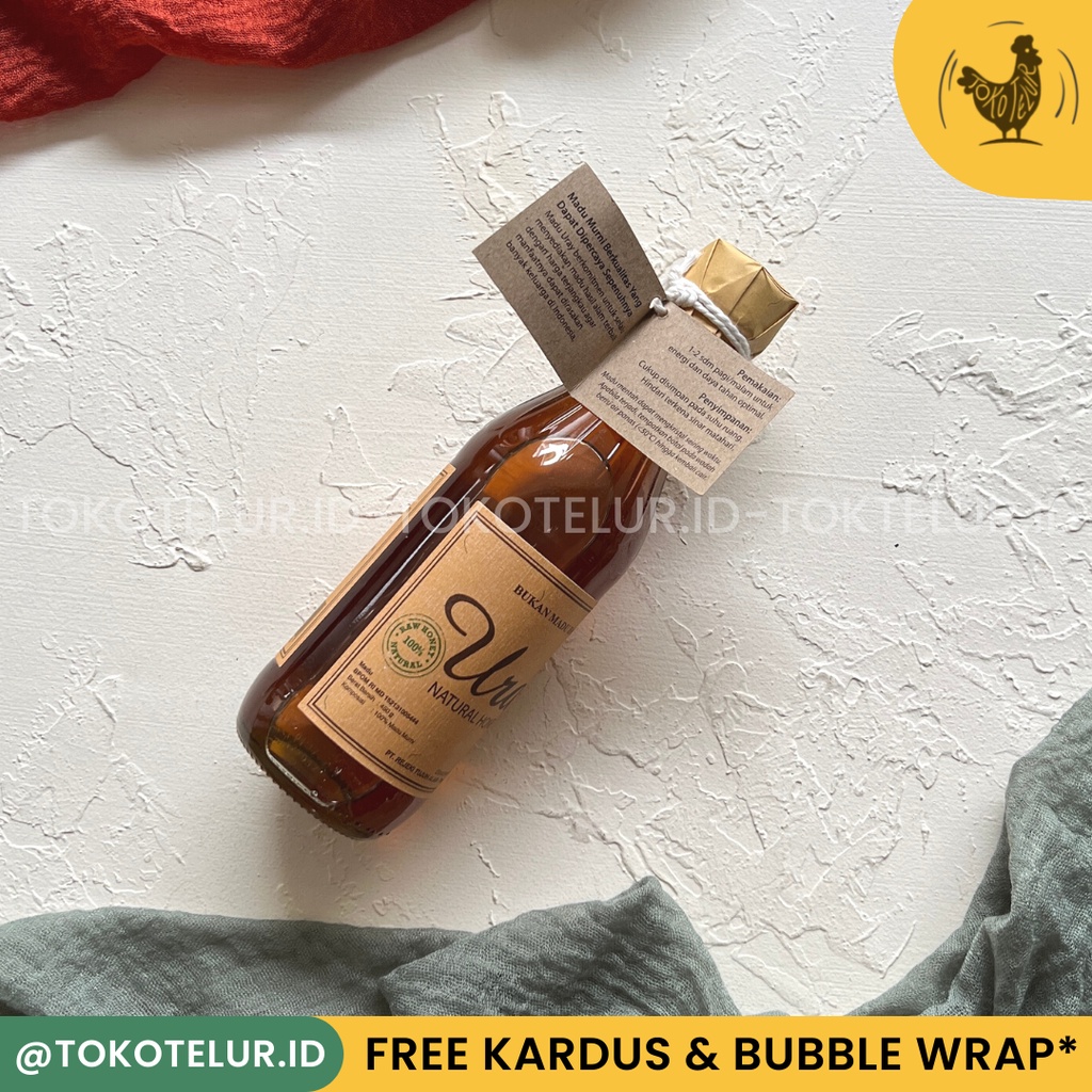 Madu Uray Natural Honey Ukuran 330ml (450G) / Raw Natural Honey / Madu Lebah Hutan