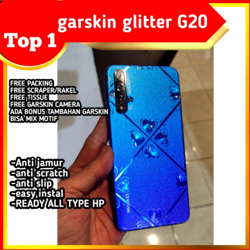 garskin hp Anti jamur + garskin camera glitter g20 all type all hp