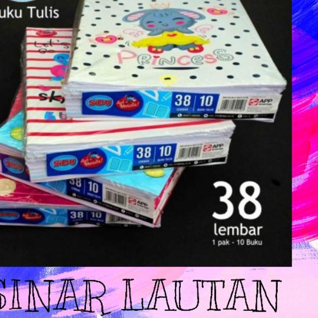 

limited Edition✔️BUKU TULIS SIDU / SINAR DUNIA 38LEMBAR|KD6