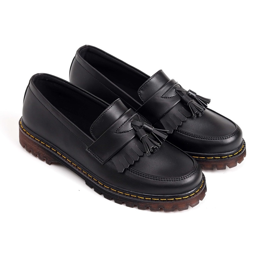 LUIZ BLACK GUM |ManNeedMe x Lvnatica| Sepatu Loafers Pria Formal Kantor ORIGINAL