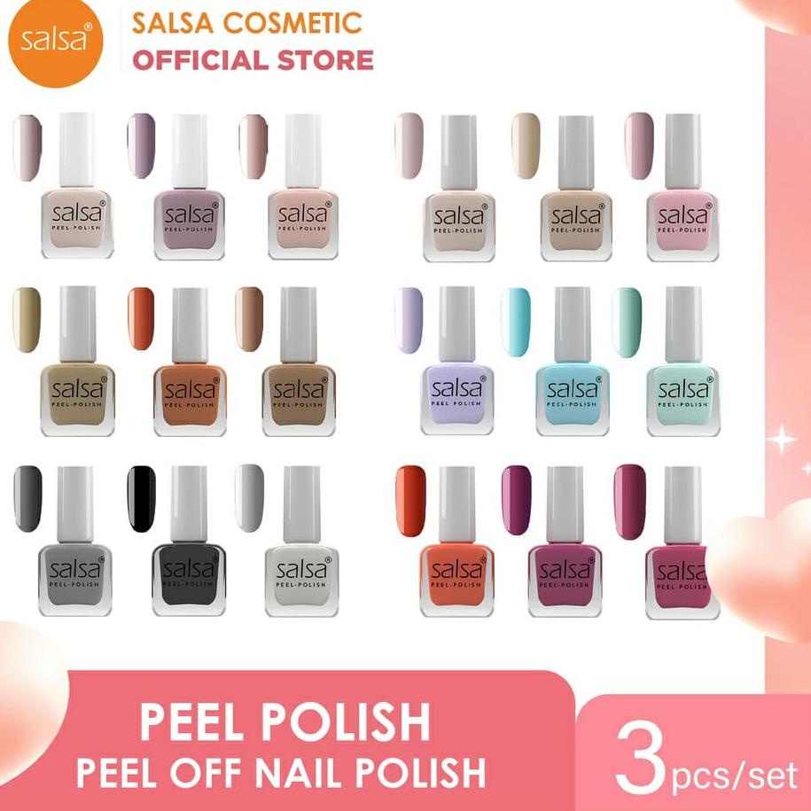 SALSA Peel off Nail Polish I Kutek Peel Off