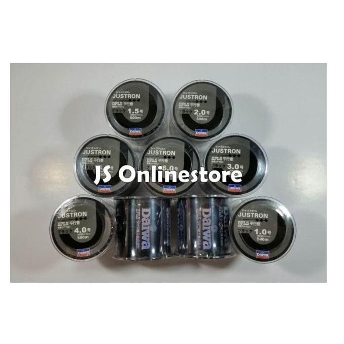 Senar Pancing Daiwa Justron Warna Hitam