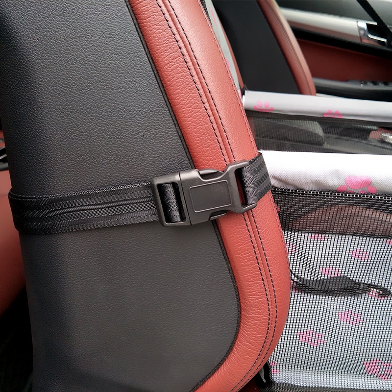Kotak Kursi Tempat Duduk Anjing Kucing Pet Booster Waterproof Mobil