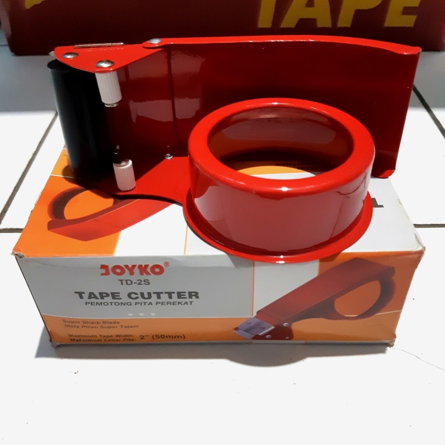 Tape dispenser besi / Tape cutter besi / Pemotong lakban