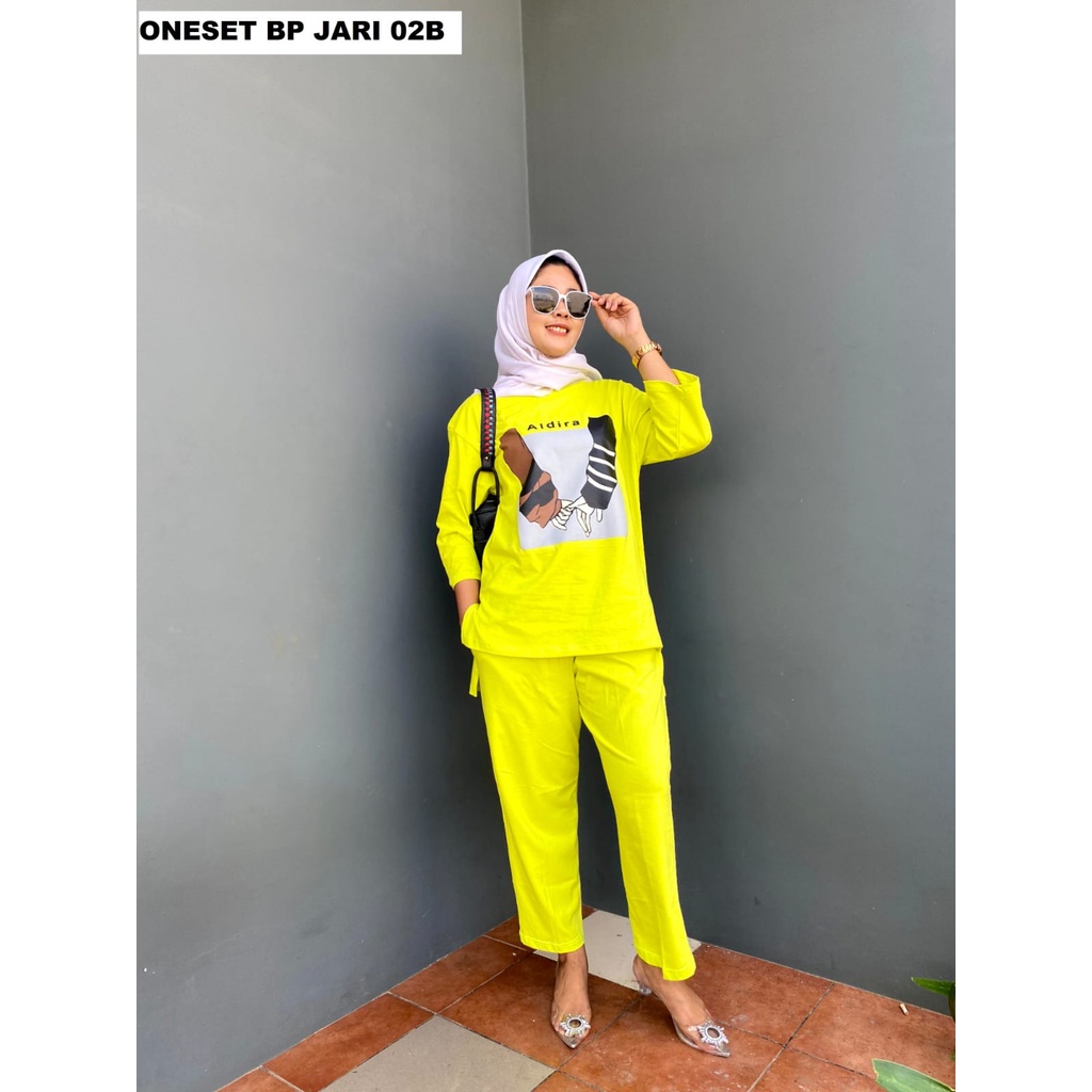 setelan wanita kekinian 2022/one set wanita terbaru viral/oversize wanita kulot panjang