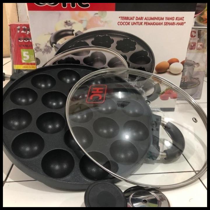 Cetakan Loyang Takoyaki 19 Lubang / Takoyaki Proffertjes Maker