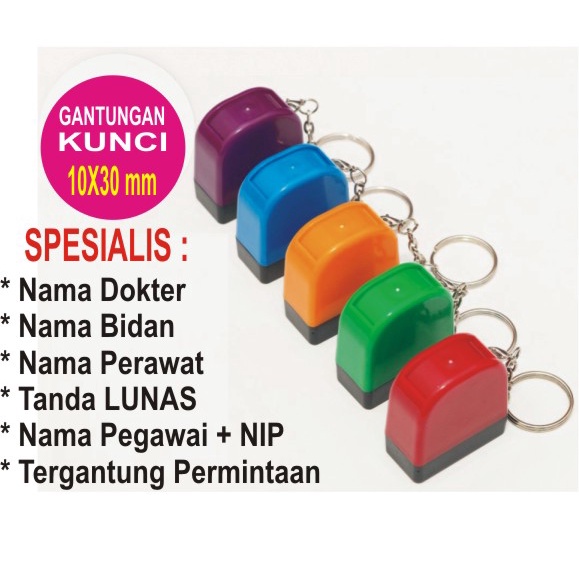 

STEMPEL NAMA | DOKTER | NIP | LUNAS | PERAWAT | BIDAN