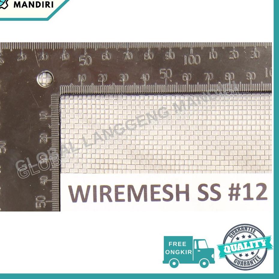 New Deal--WIRE MESH 12 STAINLESS (201) 1MX1M / KAWAT NYAMUK SS / WIREMESH #12
