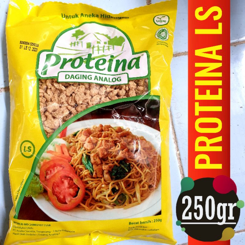 

Proteina LS 250gr 250 gr Daging Nabati / Vegetarian Campuran Mie Ayam