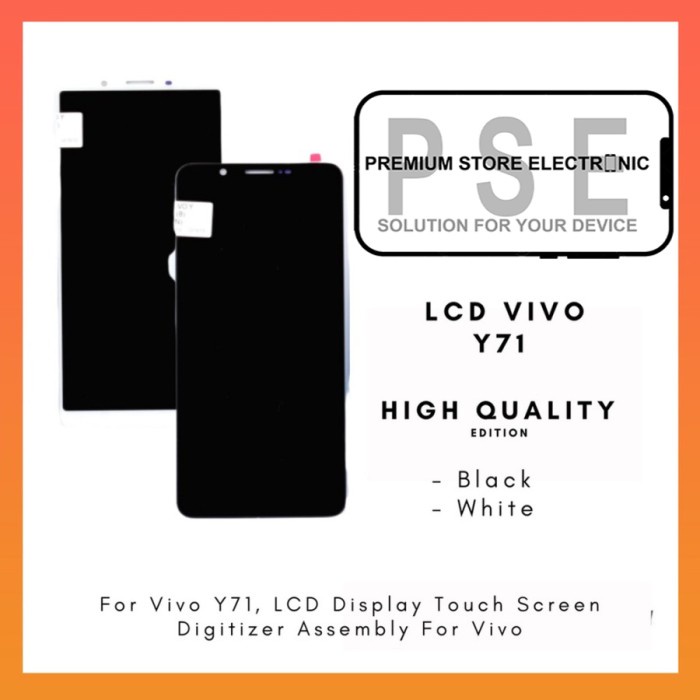 LCD Vivo Y71 ORIGINAL Fullset Touchscreen Garansi 1 Bulan