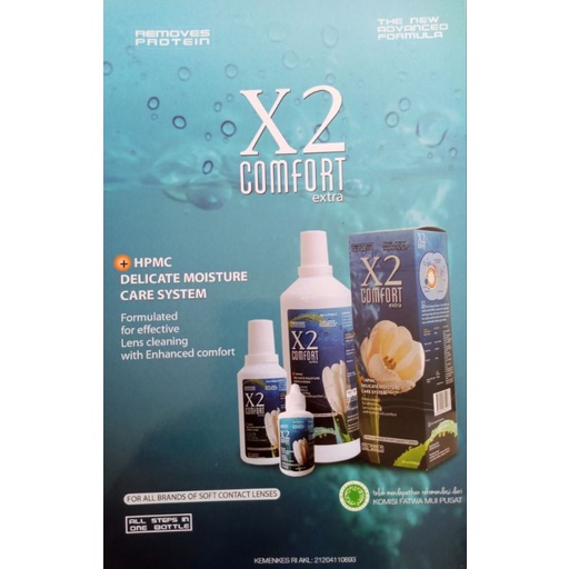 X2 Comfort Cairan Pembersih Softlens Multipurpose