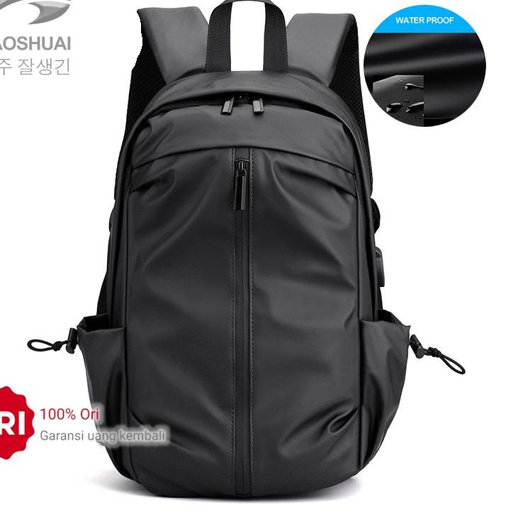 Sale Terbatas Tas Ransel Pria HAOSHUAI 3397 Anti air Bahan Dolby lotto Coated