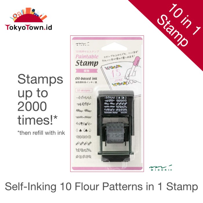 

Kusus Hari Ini Midori Stamp 10 In 1 Flour Motifs Self Inking Hot Sale