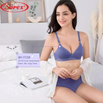 BH SOREX 17238 Tanpa Kawat Busa Tipis Soft / BH SOREX 17238  Soft / BH SOREX / Pakaian Dalam SOREX 1