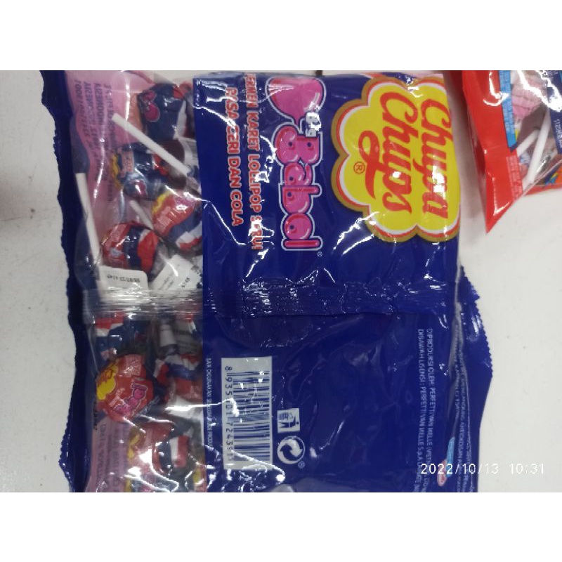 Chupa Chups Lolypop Gumfilled isi 30 Pcs