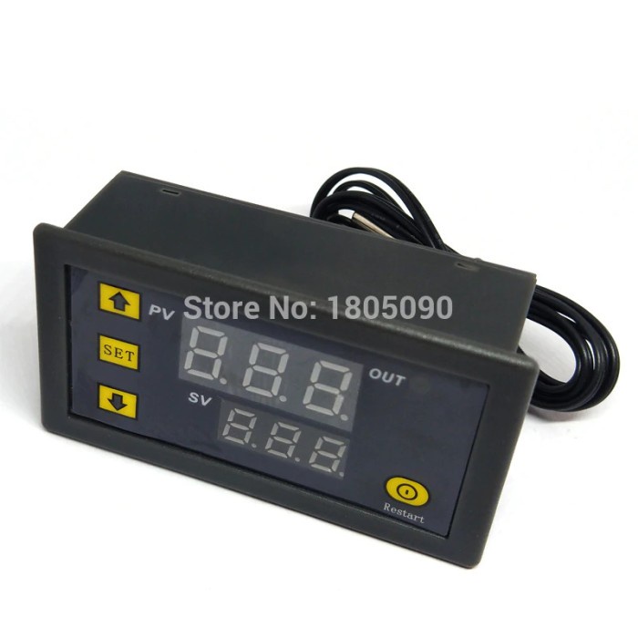 Digital Temperature Controller Thermostat With Sensor AC110 - 220V