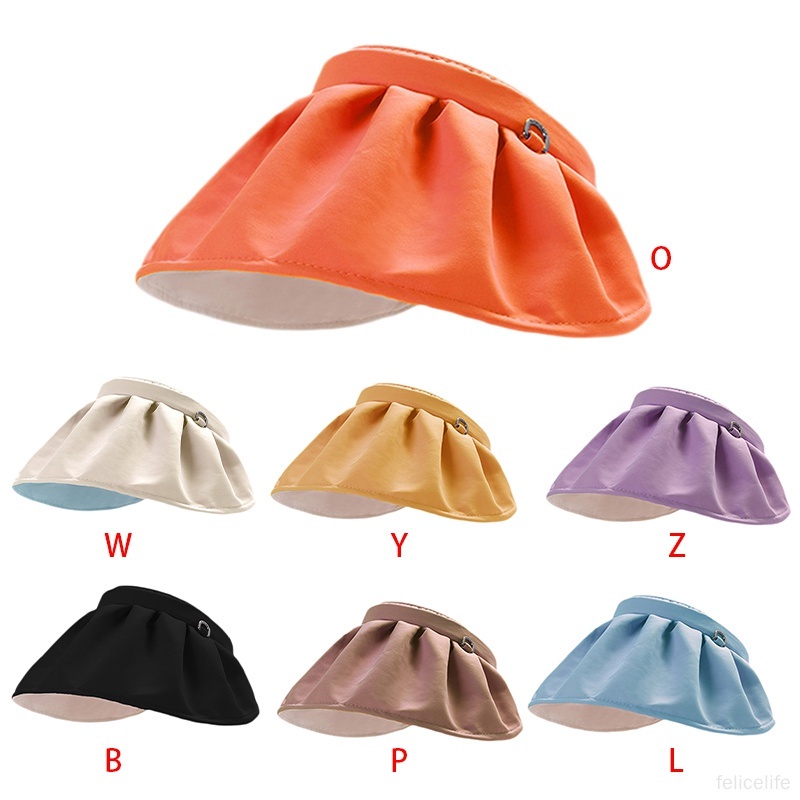 Topi Pelindung UV Matahari Bahan Breathable Untuk Wanita