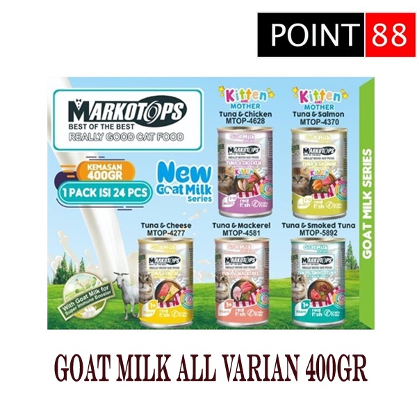 Markotops 400Gr All Varian Goat Milk Series (Grab/Gosend)
