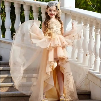 Gaun anak - Gaun Pengantin Putri Gaun Bunga Anak Perempuan Pakaian Anak Gaun Pesta