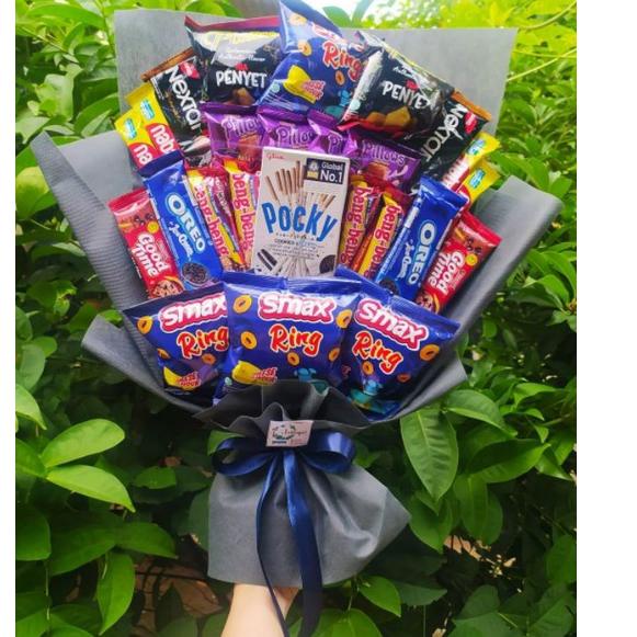 

8.8 sale (B) Buket BIG PREMIUM POCKY COKLAT BESAR/paket/bingkisan Snack Ulang Tahun/Ultah/ Wisuda/Kado/Hadiah
