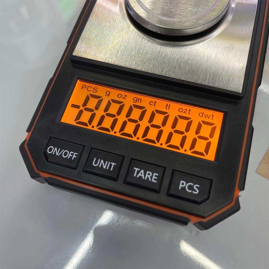 0 001g Timbangan Digital Elektronik Dioperasikan Baterai Tampilan LED Presisi Rumah Profesional Perhiasan Mini Keseimbangan Berat Miligram