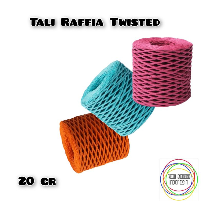 

Tali Raffia Twisted / Benang Kertas @20 gr panjang -/+ 30 meter