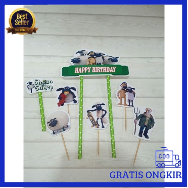 

[Bisa COD] TOPPER STIK KERTAS SHAUN THE SHEEP -Terlengkap-Termurah-Berkualitas