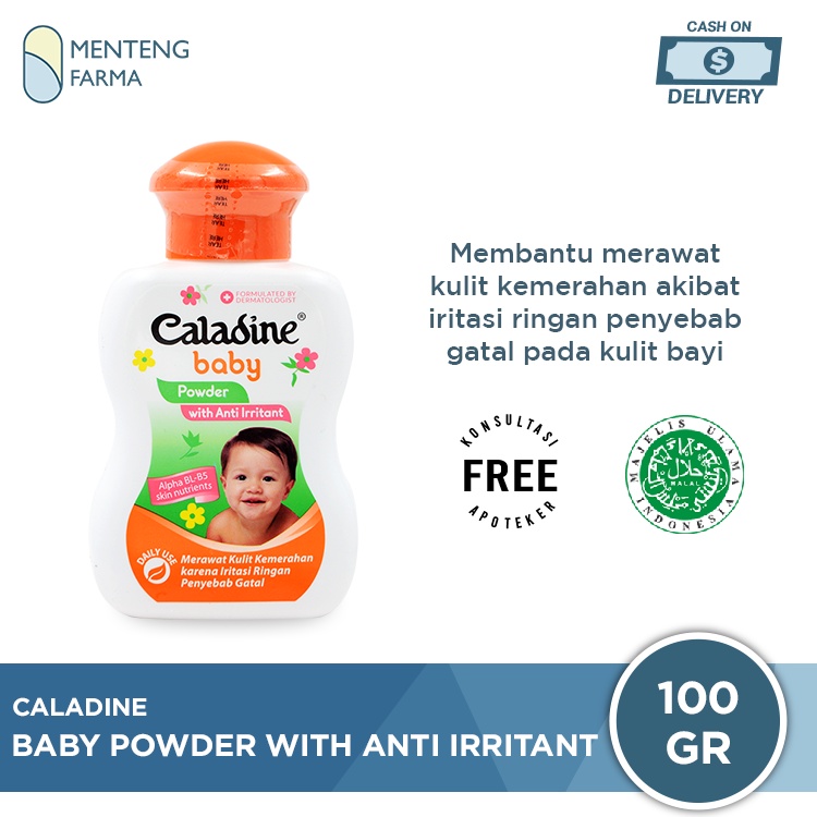 Caladine Baby Powder 100 Gr - Bedak Bayi Anti Iritasi