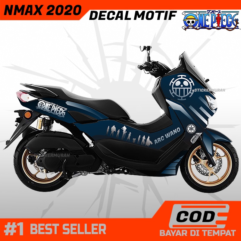 OP DECAL NMAX NEW MOTIF ONEPIECE ARC WANO DECAL MOTOR NMAX MOTIF ONE PIECE