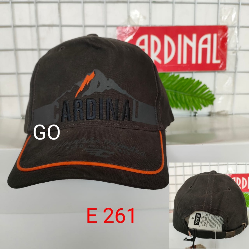 gos CA CARDINAL TOPI CASUAL 100% Original Topi Cardinal Terbaru Super Keren