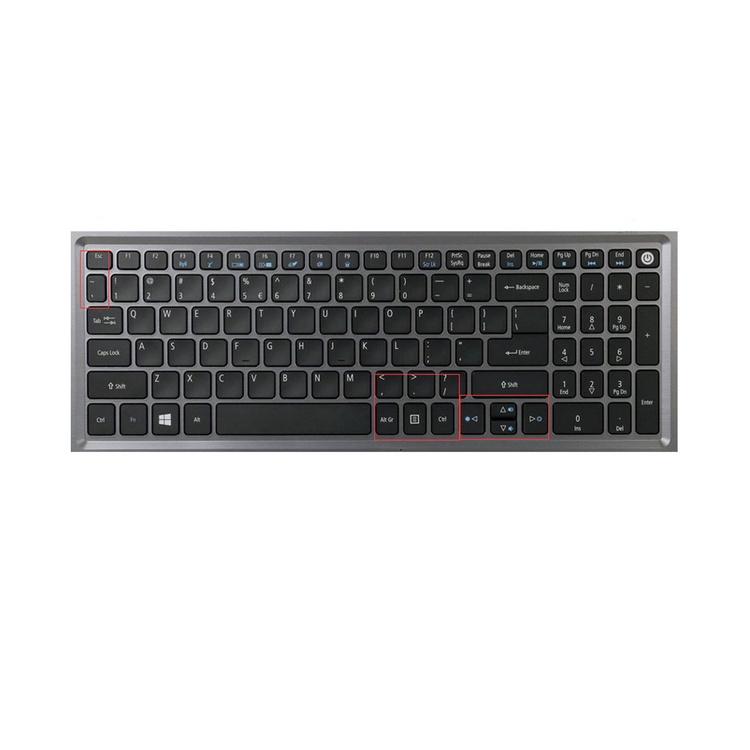 15.6 17.3 inch keyboard Silikon Pelindung Untuk Acer Aspire E 15 E5-575 E5-576G E5-573G Es15 Es1-572 (E5G) - 772 - E5G)