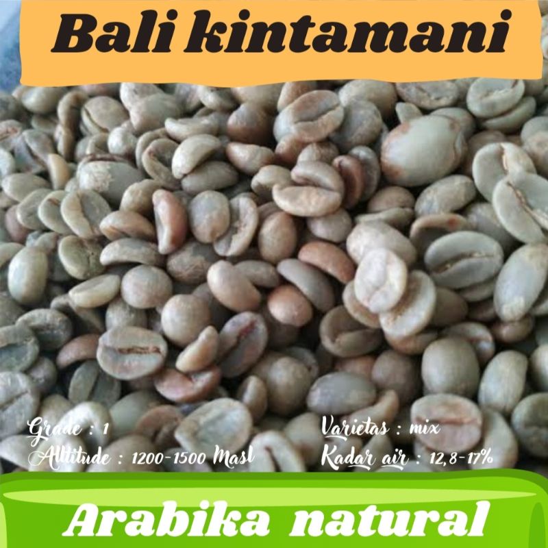 

greenbean (biji kopi mentah) Arabika Bali kintamani - natural