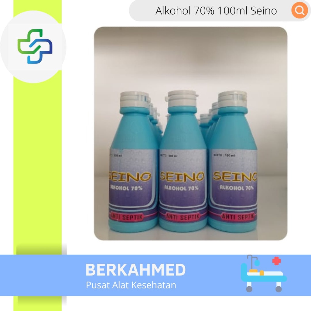 Alkohol 70% 100ml/ Alkohol Seino 100ml/Antiseptik Luka 100ml/ alkohol kecil