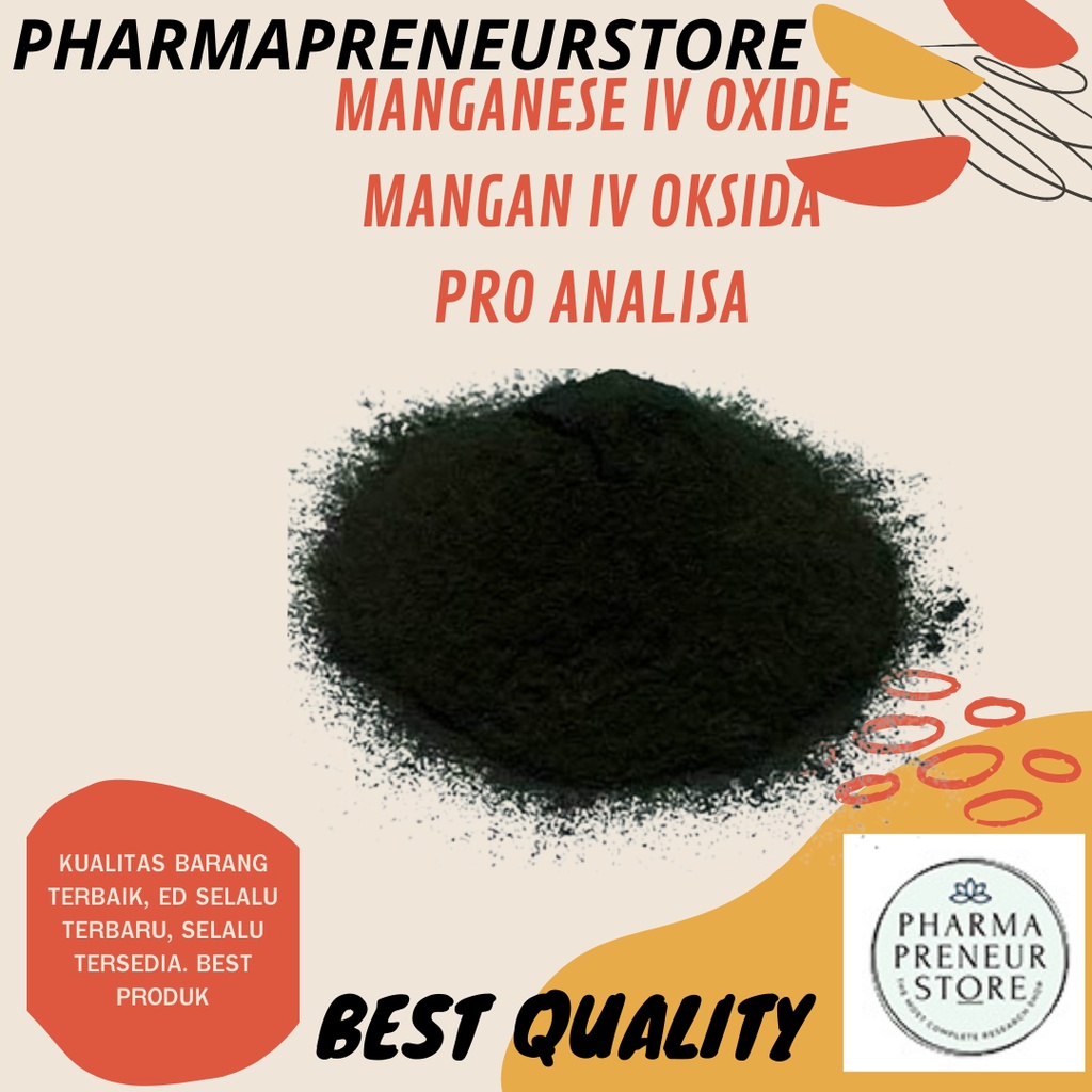 MANGANESE IV OXIDE / MANGAN IV OKSIDA PRO ANALISA 10 GRAM MERCK BEST QUALITY