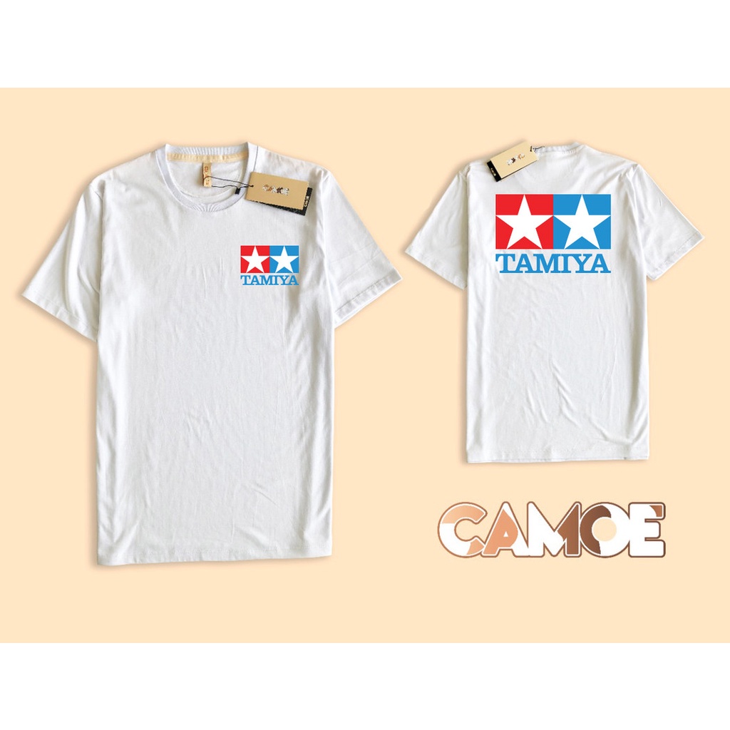 Kaos Tshirt Depan Belakang Tamiya Logo