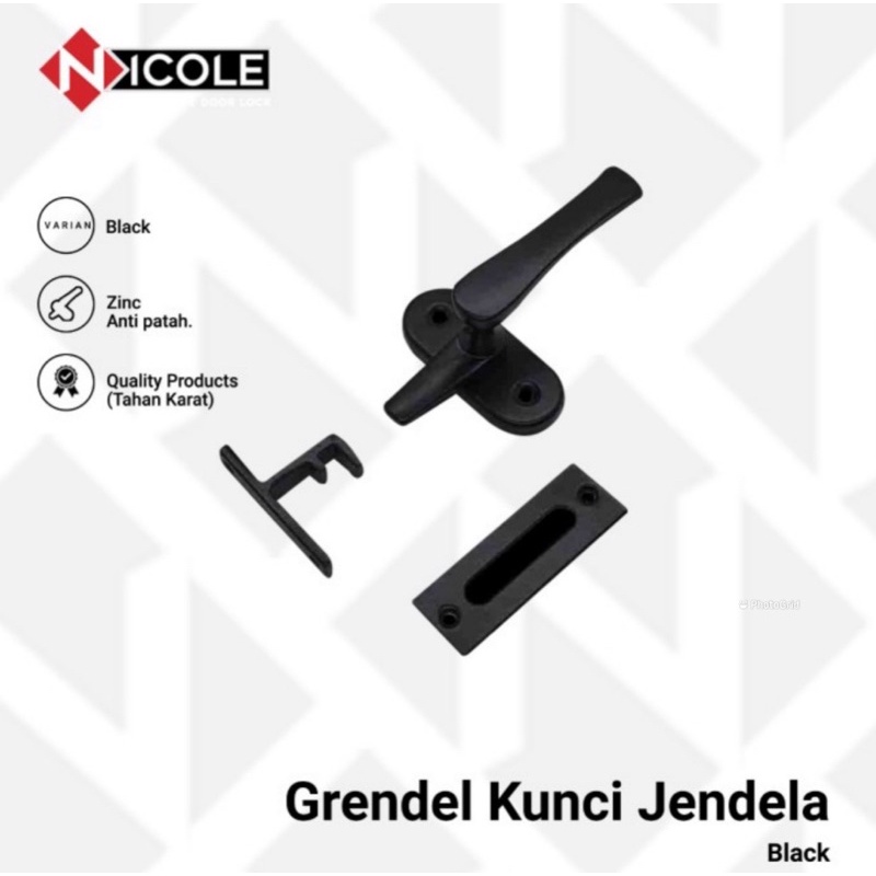 grendel/ rambuncis selot pintu/ gerendel pintu kunci pintu ukuran 3 inc sus 304 tebal grendel slot gepeng tebal sus 304