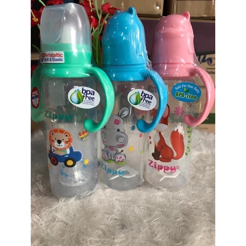 Zippy Botol susu gagang ukuran 240 ML