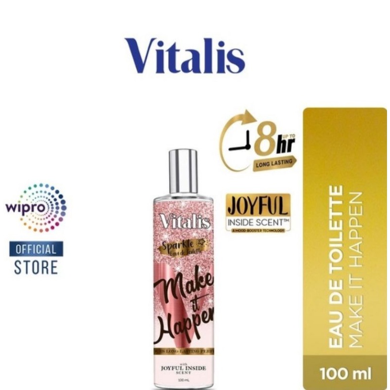 Vitalis Eau De Toilette Sparkle Make It Happen 100ml