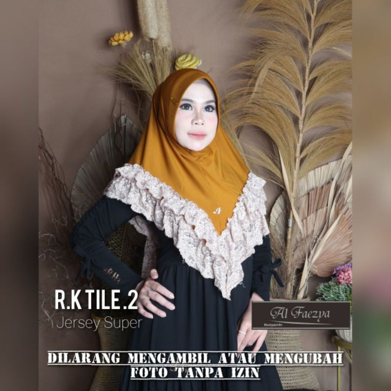 Jilbab RK Tile ori AF